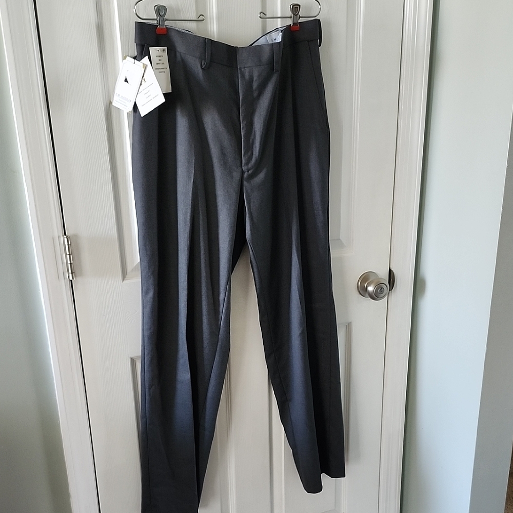 Men's Classic Gray Dress Pants